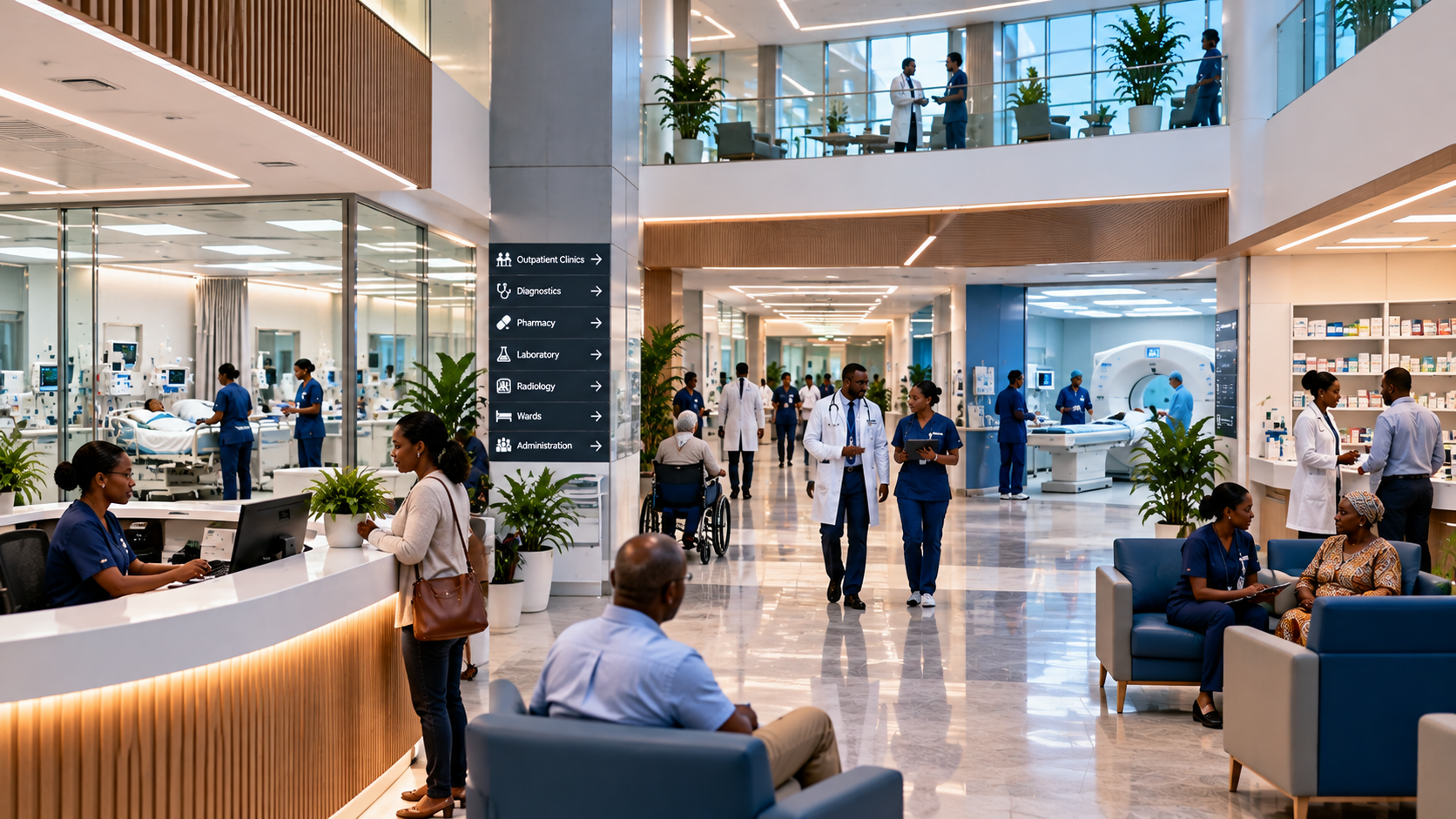 Integrated healthcare operations in a modern clinical environment